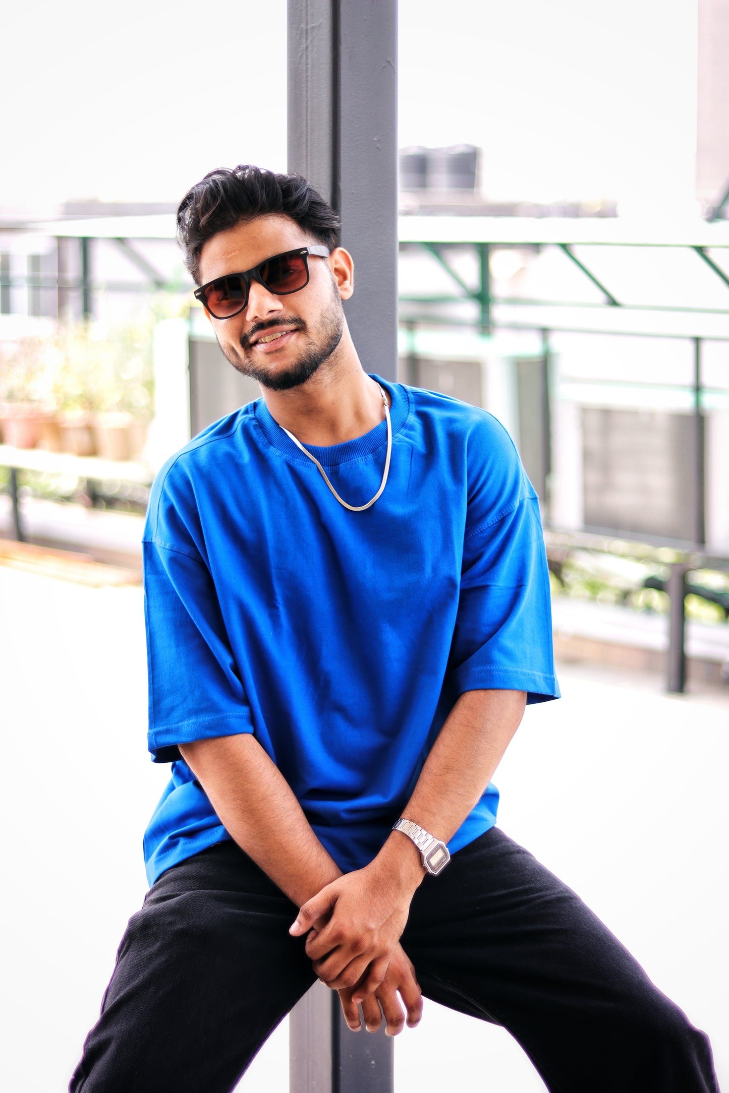 Royal Blue Unisex Oversized T-Shirt